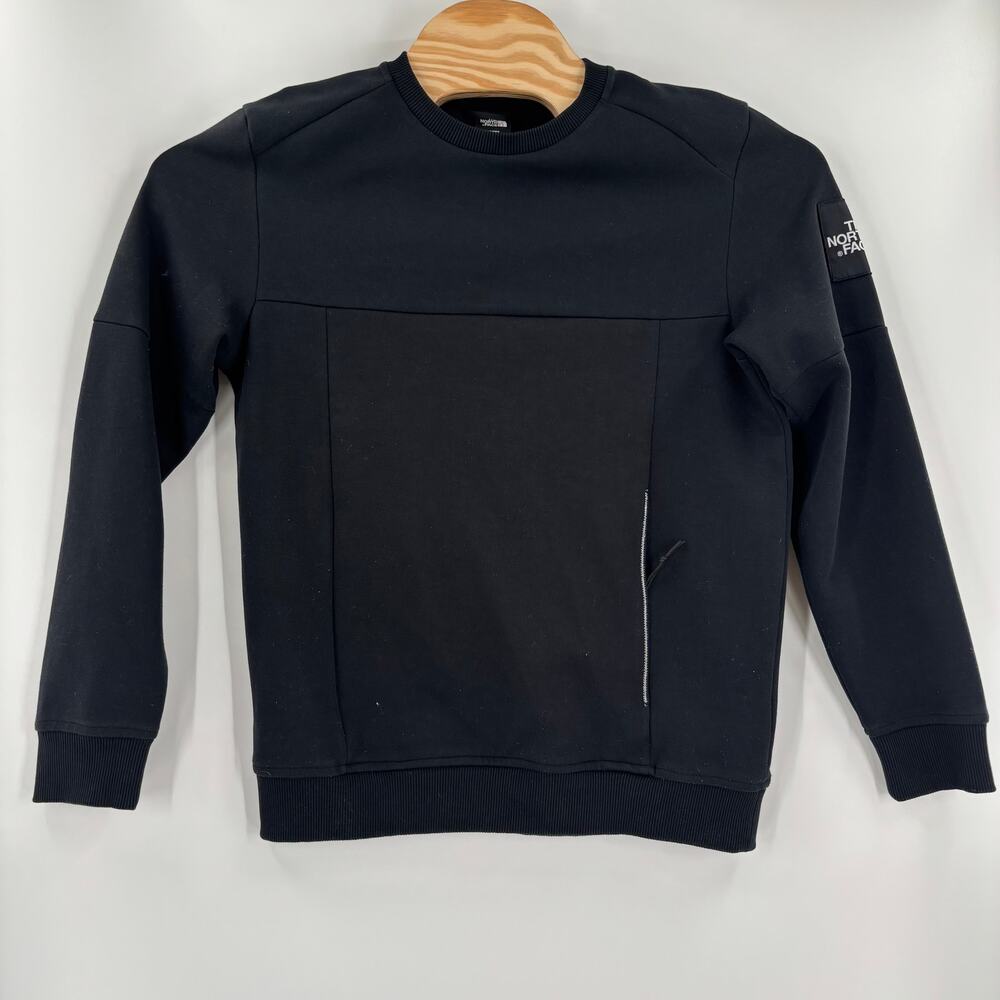 The North Face Medium Solid Black Long Sleeve Cre… - image 5